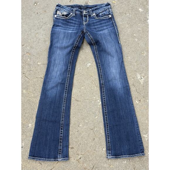 Vigoss Jeans Womens Size 5/6 Jean Blue Denim The New York Boot Cut 31 X 33 - Picture 1 of 9